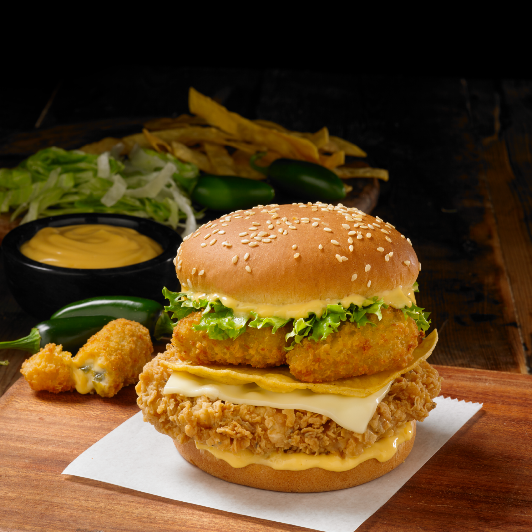 Crunchy Jalapeno Chicken Sandwich - Texas Chicken